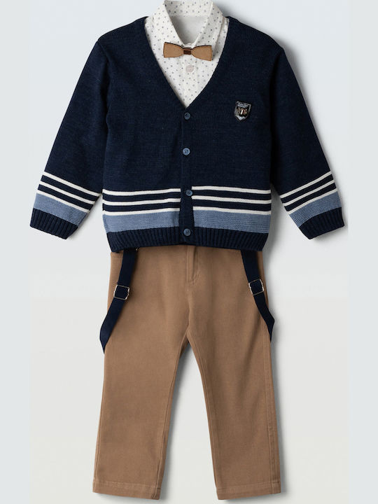 Hashtag Kids Clothing Set with Navy Blue Pants 3 Pieces