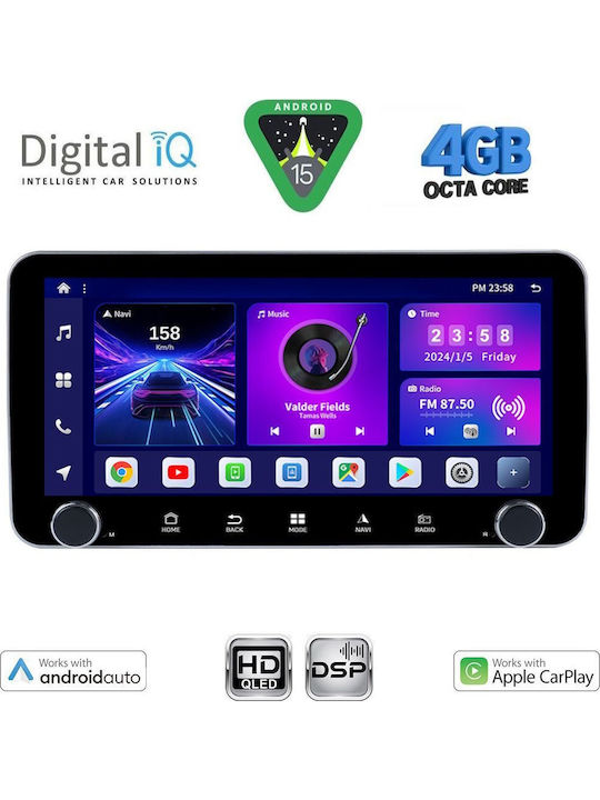 Digital IQ Car Audio System 1 DIN Bluetooth USB DIGITAL IQ BXF 6955 CPAA