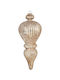 Christmas Tree Ornament Giant Glass Gold 51cm 0980792