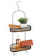 Eurocasa Wall Mounted Bathroom Shelf Metallic 11.5x25x63cm Black
