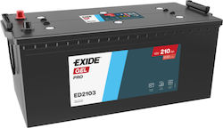 Exide Μπαταρία Φορτηγού / Αυτοκινήτου / Σκάφους με Χωρητικότητα 210Ah Exide Μπαταρία Φορτηγού / Αυτοκινήτου / Σκάφους με Χωρητικότητα 210Ah