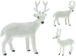 Koopman Deer Plush Fuzz 33x37cm 2 Designs White
