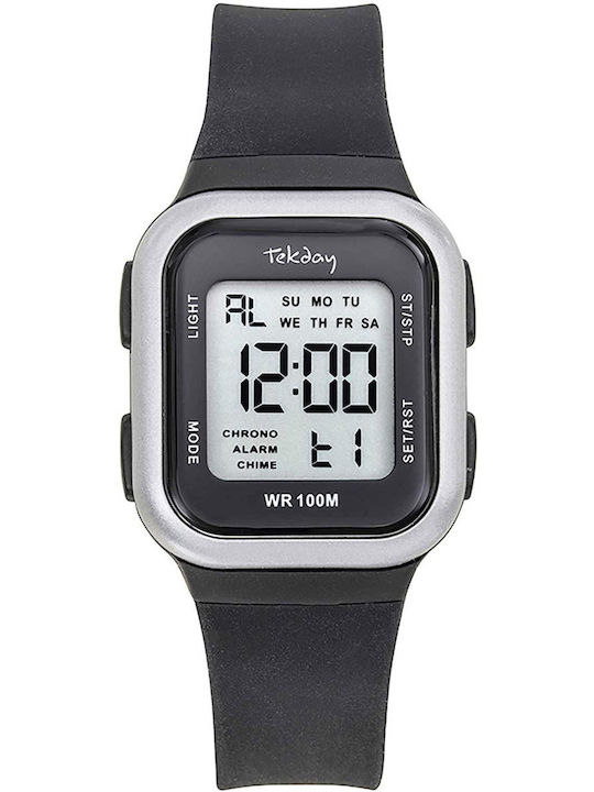 Tekday Strap Ρολόι Μπαταρίας με Καουτσούκ Λουράκι Tekday Strap Ρολόι Μπαταρίας με Καουτσούκ Λουράκι