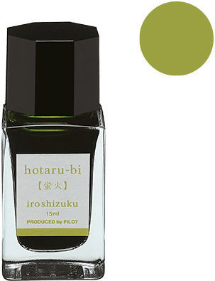 Pilot Fountain Pen Ink Iroshizuku 15ml Light Green Hotaru Bi