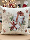 Linea Home Xmas Box Χριστουγεννιάτικη Διακοσμητική Μαξιλαροθήκη Τετράγωνη 45x45εκ.