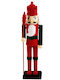Velours Molybdenum Soldat Rot 40cm