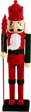 Velvet Tin Soldier Red 40cm