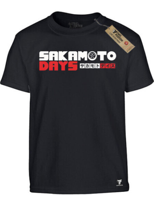 Kids Top Short-sleeved Black