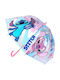 Cerda Kids Curved Handle Umbrella Stitch with Diameter 45cm Multicolour