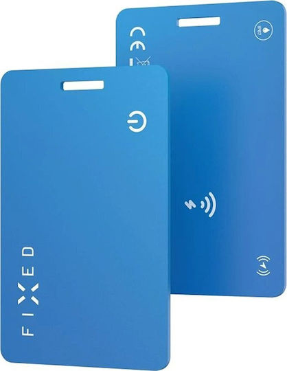 Fixed Fixed Tag Card 2 Apple Find My Blue Rechargable
