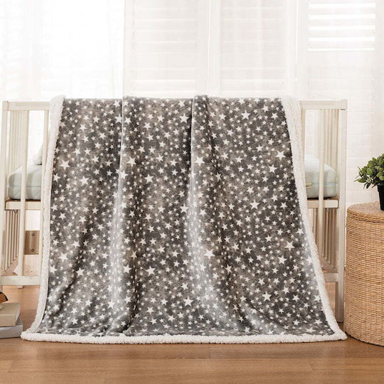 Beauty Home Blanket Nursery Swaddling Blankets Light Blue 80x110cm
