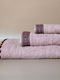 White Fabric Πετσέτα Χεριών Lima 30x50εκ. Ροζ Βάρους 600gr/m²