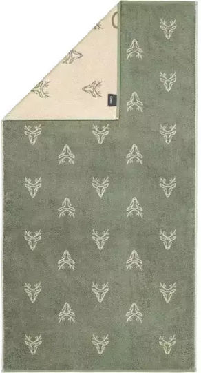 Cawo Gesichtstuch 50x100cm Grüne-Beige