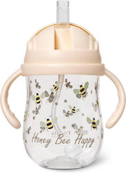 Vanilla Copenhagen Straw Bottle Tritan Honeybee 300 Ml Stbs7725 Kids Water Bottles