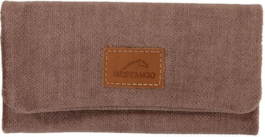 Mestango Fabric Tobacco Pouch With Magnetic Clasp 15.5x8cm Brown Color