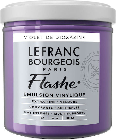 Lefranc & Bourgeois 125ml Flashe Acrylic 473 Series 1 Dioxazine Violet