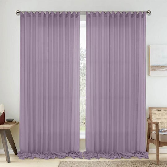 Lino Home με Τρέσα Λιλά 150x295εκ.