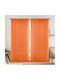 Lino Home Κουρτίνα με Τρέσα Πορτοκαλί 150x295εκ.