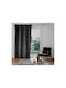 Douceur d'Intérieur Curtain Blackout Window with Grommet Gray 140x260cm