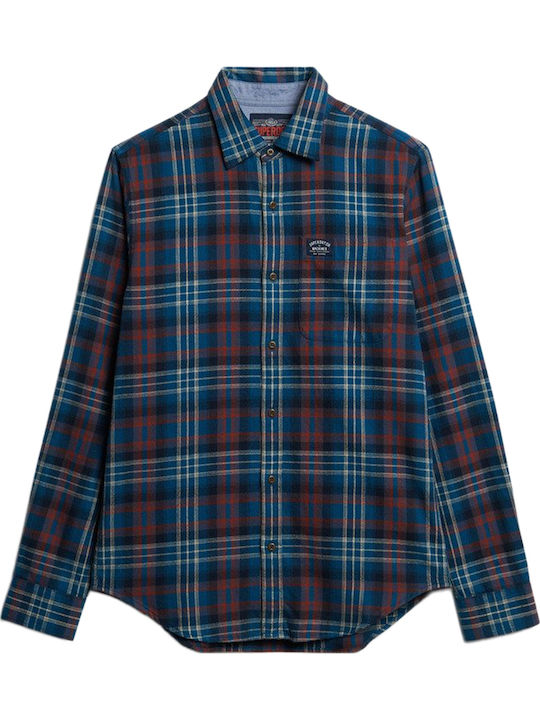Superdry Lumberjack Μακρυμάνικo Βαμβακερό Πουκά...