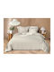 Douceur d'Intérieur Duvet Cover Set Queen with 2 Pillowcases 220x240 Azura Beige