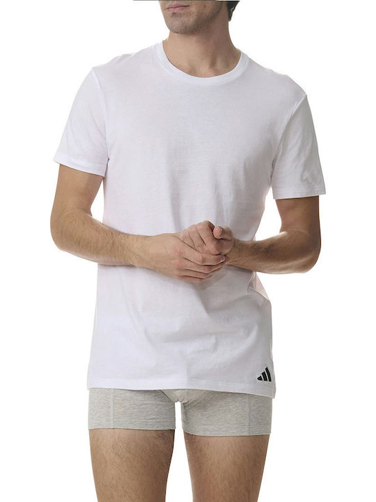 Active Core Мъжки Тениски Къс Ръкав Бели 3Pack