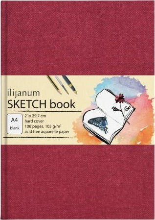 Ilijanum Notebook 108 Sheets A4 with Blank Pages