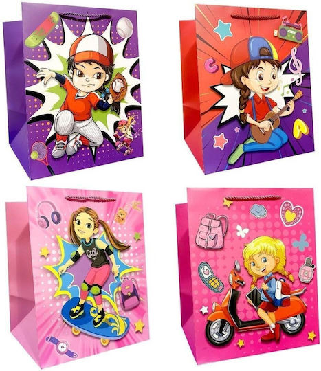 Jupiter Gift Bag for Gift 30x25x42cm Various Designs or Colors