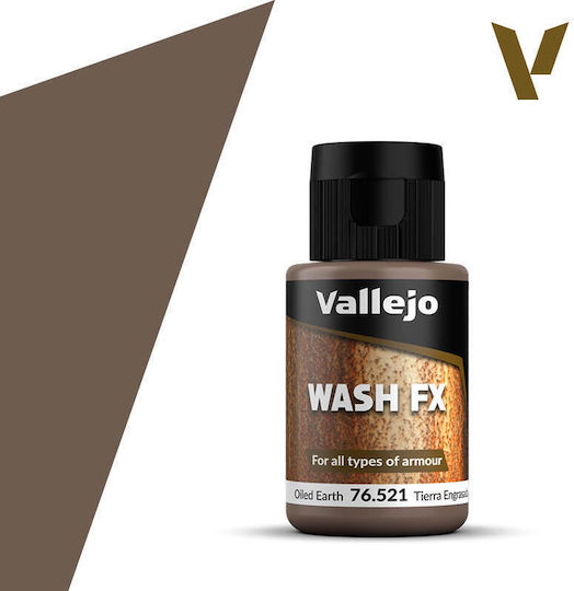 Model Wash Vallejo 35ml Oiled Earth 76521