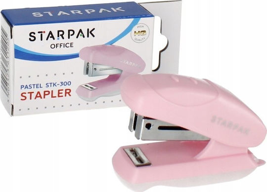 Телбод Starpak 20k 24/6 26/6 Пастелно Розов Stk300 12/144