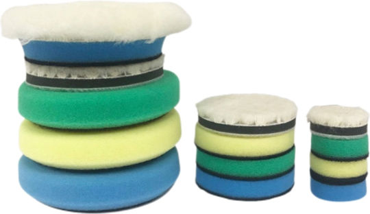 Tonyin Tp26 Pads Mini Ro Polisher 1.2″ 2″ 3″ Kit Set of Small Polishing Pads for Mini Polisher