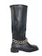 Synthetic Leather Women's Boots Black