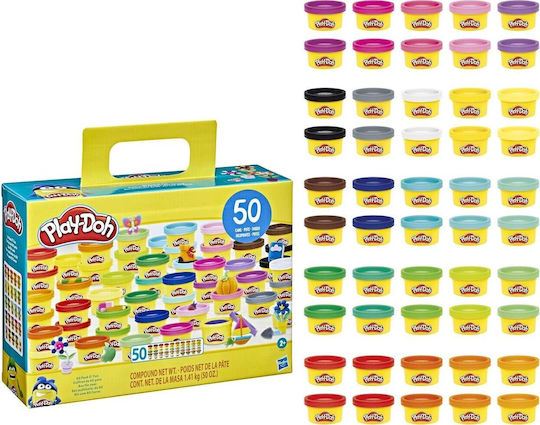Play-Doh 50 Πλαστοζυμαράκια Πλαστελίνης για 3+ Ετών