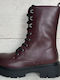 Women's Ankle Boots Burgundy