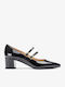 Pumps mit flachem Absatz Schwarz