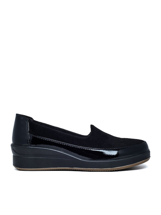 Soft & Flex Damen Mokassins in Schwarz Farbe Soft & Flex Damen Mokassins in Schwarz Farbe