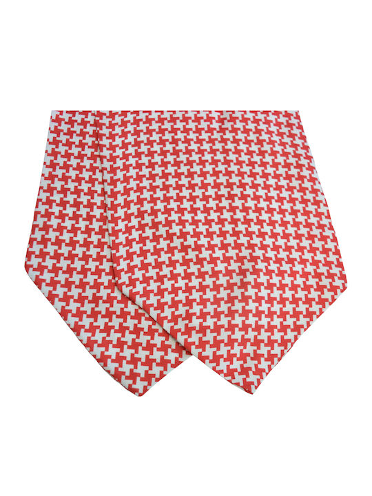 E-Ties Men's Tie Silk Printed in Red Color