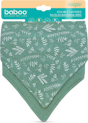 Baboo Bandana din 100% Bumbac Verde 2buc