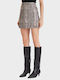 Nelly Leder Bleistift Mini Rock Leopard Beige