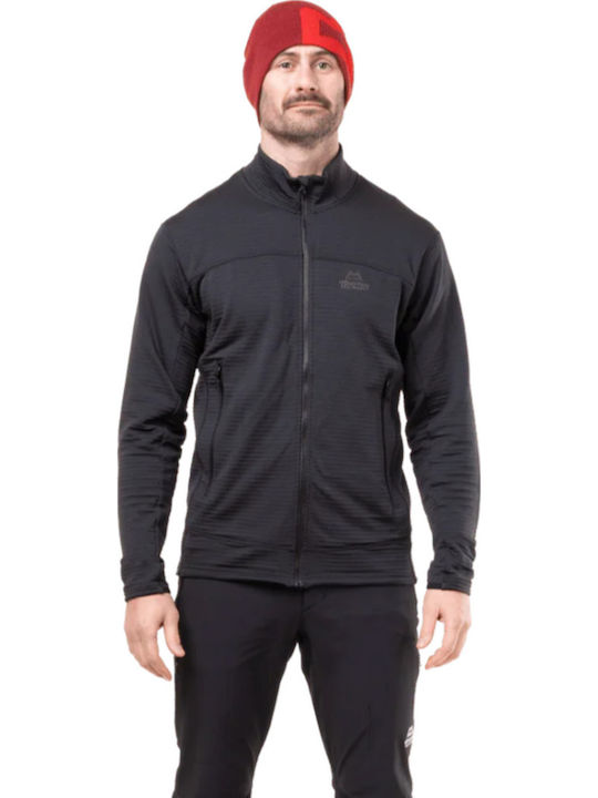 Ανδρική Ζακέτα Fleece Μαύρο