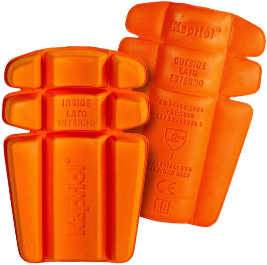 Kneepads Pair Orange Eva Material Placement Special Pockets Work Trousers 25270