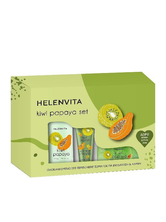 Helenvita Kiwi Papaya Set Hautpflegeset für Feuchtigkeitsspendend