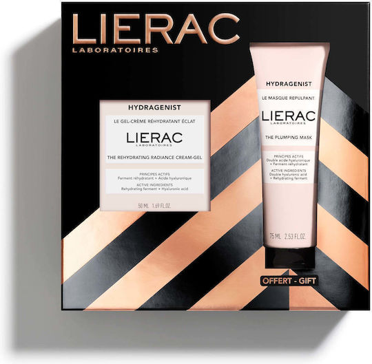 Lierac Hydragenist Hautpflegeset für Anti-Aging, Feuchtigkeitsspendend & Aufhellung 2Stück