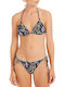 Bikini Set Triangle Top & Slip Bottom True Black