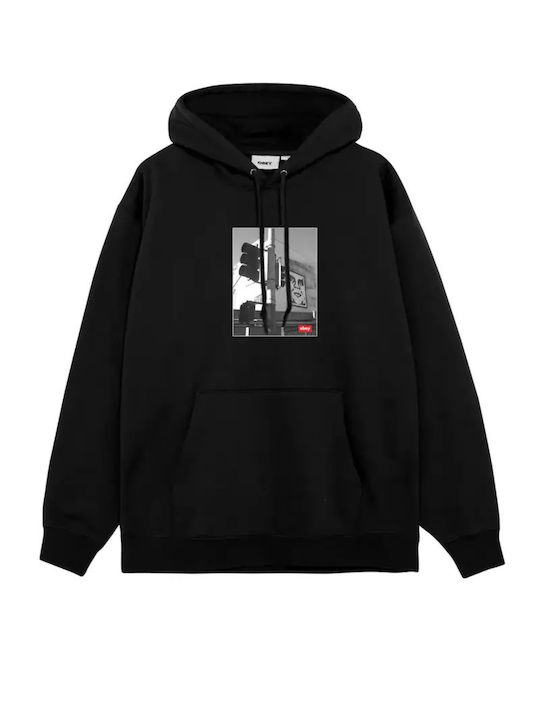 Obey Sweatshirt with Hood Black
