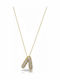 Rebekka Monogram "Η" from Gold Plated Steel