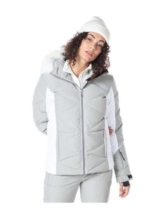 Rossignol Staci Women's Ski & Snowboard Jacket Gray RLMWJ42-292