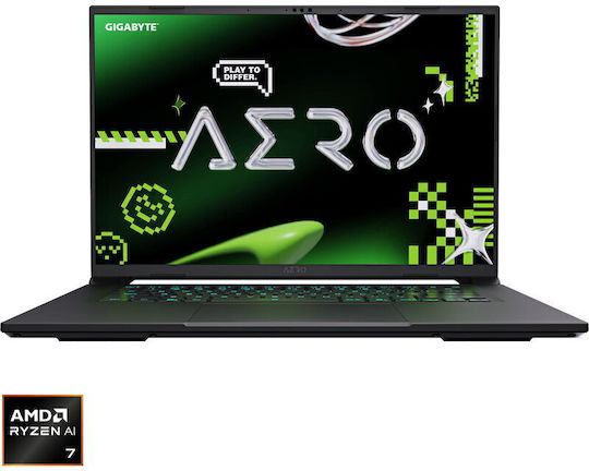 Gigabyte AERO X16 1VH93EEC94AH 16" IPS QHD+ 165Hz (Ryzen AI 300 Series-7 350/16GB/1TB SSD/GeForce RTX 5060/W11 Home) (International English Keyboard)