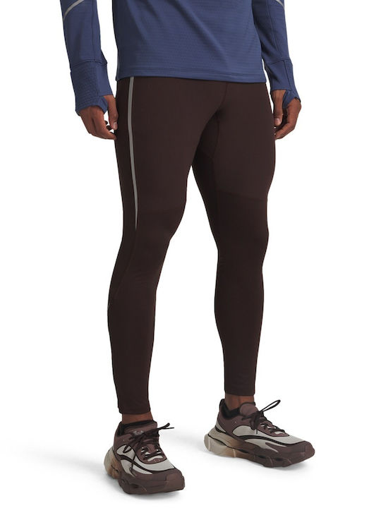 Under Armour Ua Halo Run Ανδρικό Αθλητικό Κολάν Μακρύ Καφέ