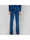 Sweatpants Flared Velvet Posdeidon